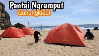 PANTAI NGRUMPUT SURGA TERSEMBUNYI DI GUNUNGKIDUL PAS BUAT CAMPING