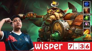 [DOTA 2] OG.Wisper the BREWMASTER [OFFLANE] [7.36]