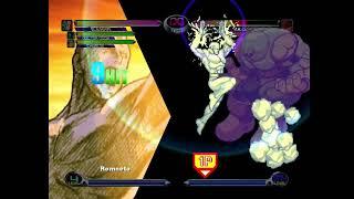 MvC2: Romneto - Iceman Ice Fist Combo to Throw to Doom Infinite APA 100%+ Combo .:1.3.24:.