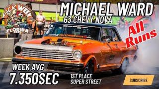 Michael Ward - 1963 Chevrolet Nova - All Runs from Sick Week 2024 - Driver Spotlight