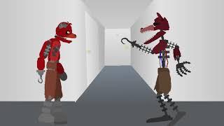 Ignited foxy Vs withered foxy (very short)