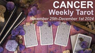 CANCER WEEKLY TAROT READING "AN IMPORTANT INVITATION" November 25th to December 1st 2024 #tarot