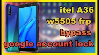 Itel A36 W5505 frp baypass android 9 Without pc