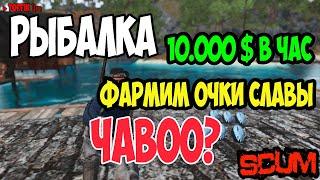 ГАЙД ПО SCUM | РЫБАЛКА | ЗАРАБОТОК 10.000 В ЧАС | ФАРМИМ ОЧКИ СЛАВЫ | Toffiklive