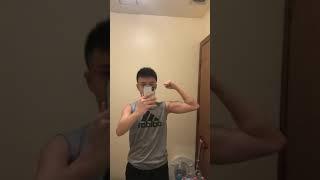 Flexing my Arms- 13 Years Old