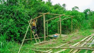 Discovering that the cattle were lost, Ly Tu Linh quickly built a solid barn.