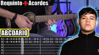 Abcedario - Eden Muñoz & Junior H - Requinto + Acordes | TABS | Tutorial Guitarra