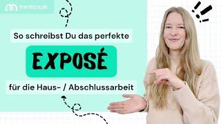 Exposé schreiben – so gelingt es Dir ganz einfach! | Mentorium ‍‍