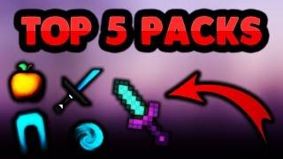 TOP 5 PVP TEXTURE PACKS | Minecraft 1.8 | Chrom