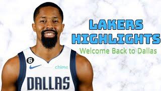 Spencer Dinwiddie 2024 Lakers Highlights (Welcome Back to Dallas)