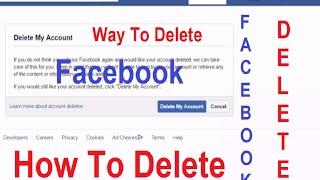 How To Delete Your Facebook Account Permanently