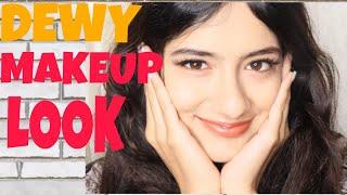 Dewy Makeup Look | No highlighter | Mansi kukreja