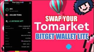 How To Swap your $Toma To $Aptos  Using  Bitget Wallet Lite