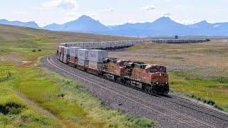 High Plains to the Rockies: BNSF's Hi-Line across Montana - July 2023