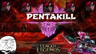 OUTRAGEOUS  EXTRAORDINARY KATARINA MECHANICS EXTREME PENTAKILL ft. Hecarim