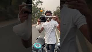 Dual akrapovic exhaust aa gya hai | mt15 aur rs200 ke liye | #akrapovic #mt15 #trending #shortsfeed