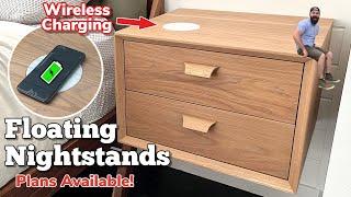 Insane Nightstand Build || No More Cords