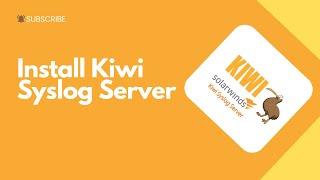 Install SolarWinds Free Kiwi Syslog Server | Free Syslog Server | SolarWinds | Windows Syslog Server