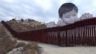 French artist takes on US immigration debate with border installation