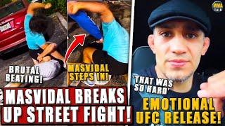 Jorge Masvidal BREAKS UP Street Fight*BRUT4L BEATING*; Tony's FIRST REACTION to UFC release; Pereira