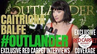 Caitriona Balfe interviewed at #Outlander on #Starz #OutlanderFYC Event in Hollywood