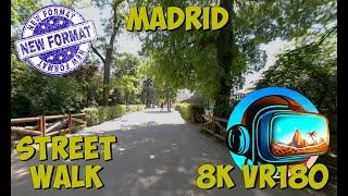 07 Madrid Spain exploring the massive El Retiro Park looking for the lake 8K 4K VR180 3D Travel