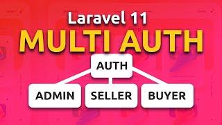 Laravel 11 Multi Auth For Ecommerce Website | Step By Step