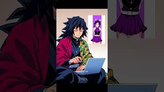 Shinobu send a video to Tomioka 