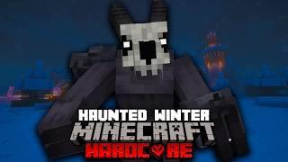 100 Days in Haunted Winter in Hardcore Minecraft