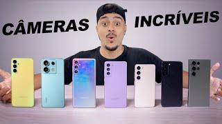 TOP 7 Celulares BARATOS com CÂMERAS INCRÍVEIS e que RODA TUDO 2024