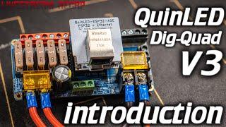 QuinLED QuinLED-Dig-Quad v3 introduction - 4 channel ws2812b controller with WLED!