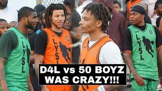 D4L vs 50 BOYZ WAS CRAZY!!! LONNIE YOUNG SUMMER LEAGUE (Philly) NESCO PULLED UP AND GOT BUSY!