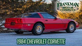 1984 Chevrolet Corvette – Local Find with Magnaflow Exhaust - Frankman Motor Company