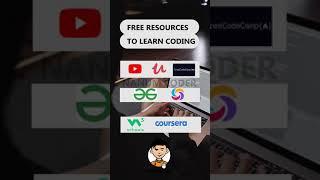 Free Resources To Learn Coding  #shorts #nanumcoder