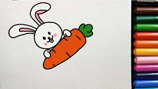 FUNNY BUNNY  Easy Drawing Videos #easydrawings #bunny #rabbit