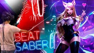 KDA - Pop Stars League of Legends BEAT SABER VR HTC Vive