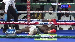 James Nortey loses to George Faho Mensah via TKO | #Bel7StarGhanaProfessionalBoxingLeague | FN8