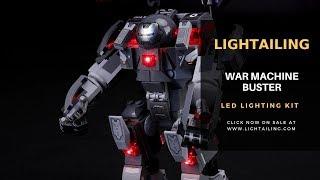 Lightailing Light Kit For Lego Marvel Avengers War Machine Buster 76124