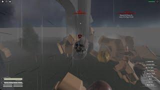 Attack On Titan:Last Breath ..Castle Map Gameplay [Hardmod].With[Ackerman]  Roblox