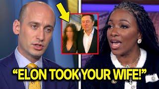 Stephen Miller GOES BANANAS After Jasmine Crockett REVEALS Elon Musk Took His Wife