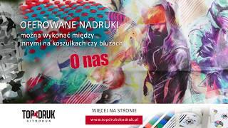 Drukarnia sitodrukowa nadruki na tkaninach Warszawa Top-Druk