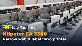 NILPETER FA 3300 | Narrow web & label flexo printer