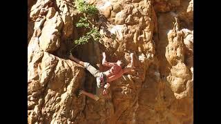 Woa She Poopie (7c/8a), Supertubes, Montagu  - Christo van Zyl