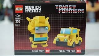 LEGO Transformers 40804 Bumblebee Robot & Vehicle - LEGO Speed Build Review