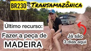 3 dias dormindo na pior parte da BR230 a transamazônica - motorhome quebrado e não tem socorro aqui