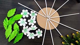 Easy wall hanging craft ideas | Paper craft for home decor | Paper flower wall decor Cardboard craft