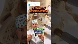 𝟮 𝗕𝗿𝗮𝗻𝗱𝘀 𝗼𝗳 𝗗𝗶𝘀𝗰 𝗥𝗲𝗽𝗹𝗮𝗰𝗲𝗺𝗲𝗻𝘁𝘀 (Spine surgeon explains)