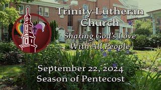 Trinity Worship September 22, 2024