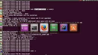 Install node and npm in Ubuntu