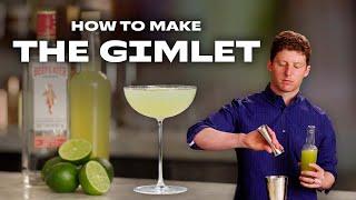 How to Make a Gimlet, the Gin and Lime Cordial Cocktail  | COCKTAILS FOR GROWNUPS